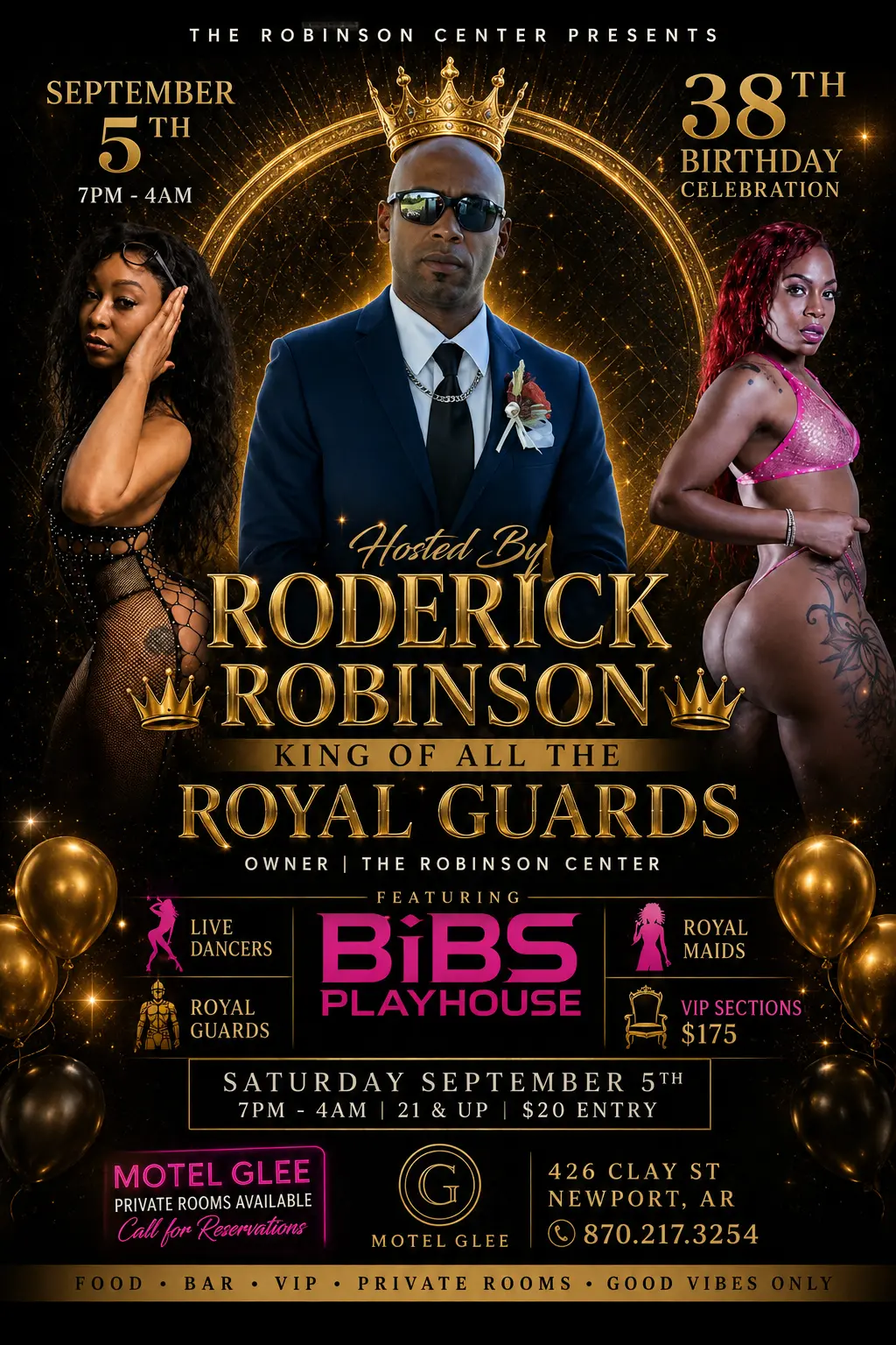 King of All The Royal Guards event flyer